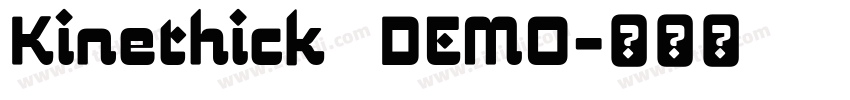 Kinethick   DEMO字体转换